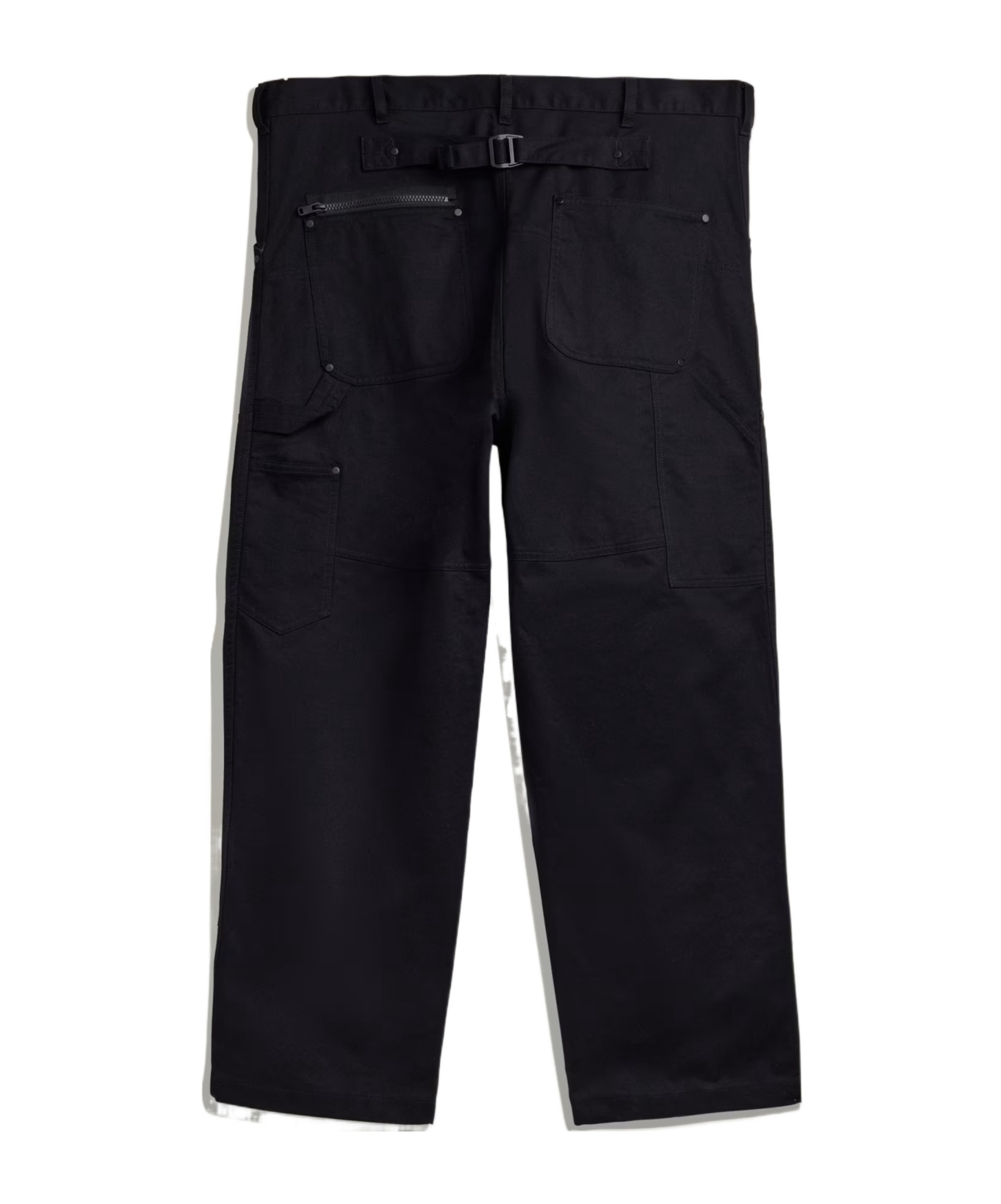 Y-3 Ut Twill Straight Pants In Black