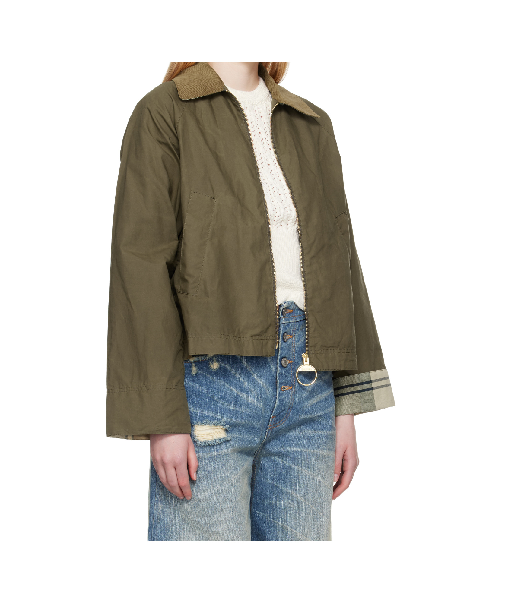 Barbour Catlin Showerproof Jacket In Green