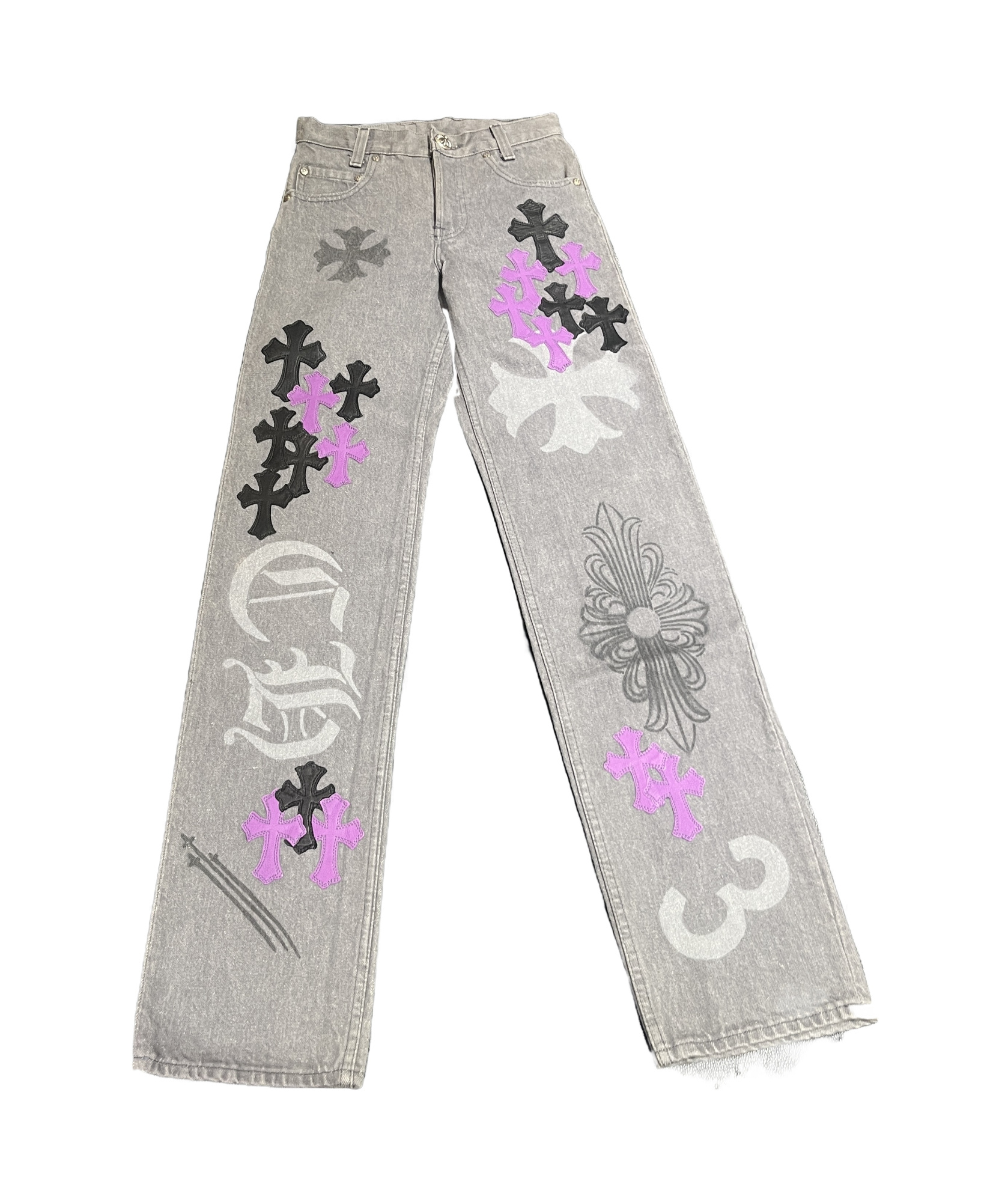Chrome Hearts Denim Trousers With Belt Loops