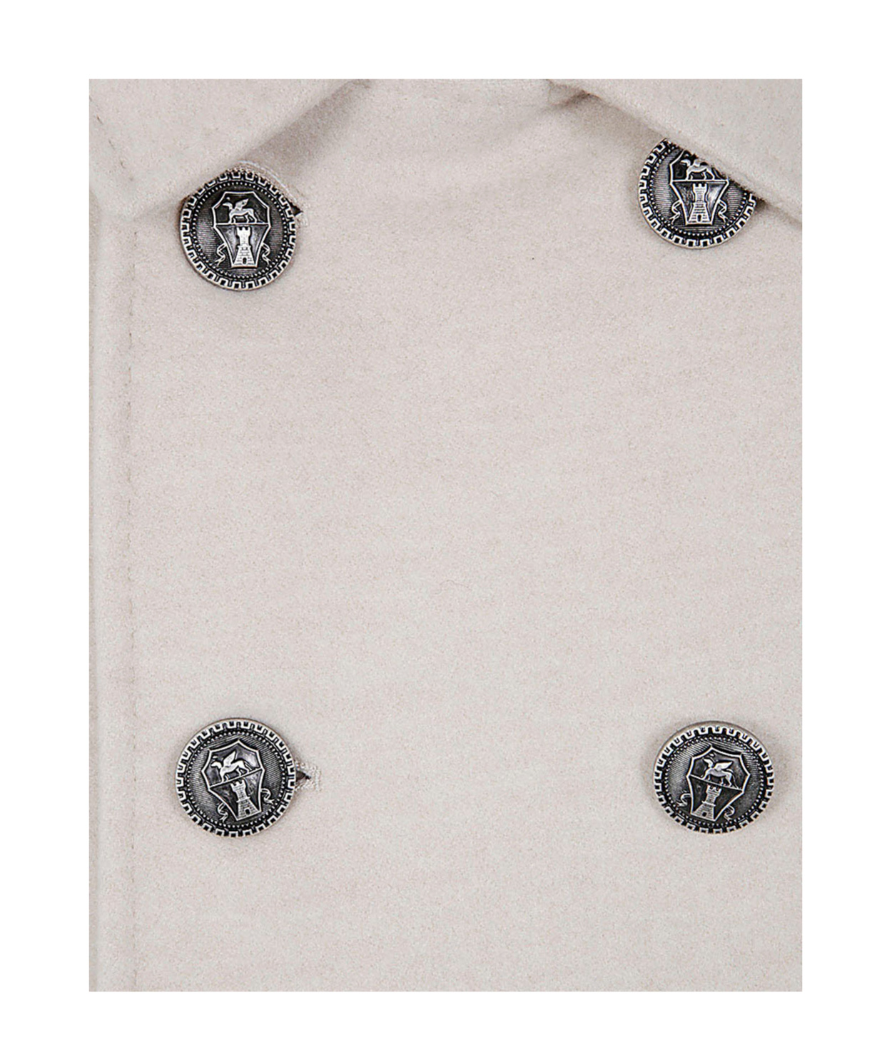 Brunello Cucinelli Coat With Double-breasted Design And Notched Lapels In White
