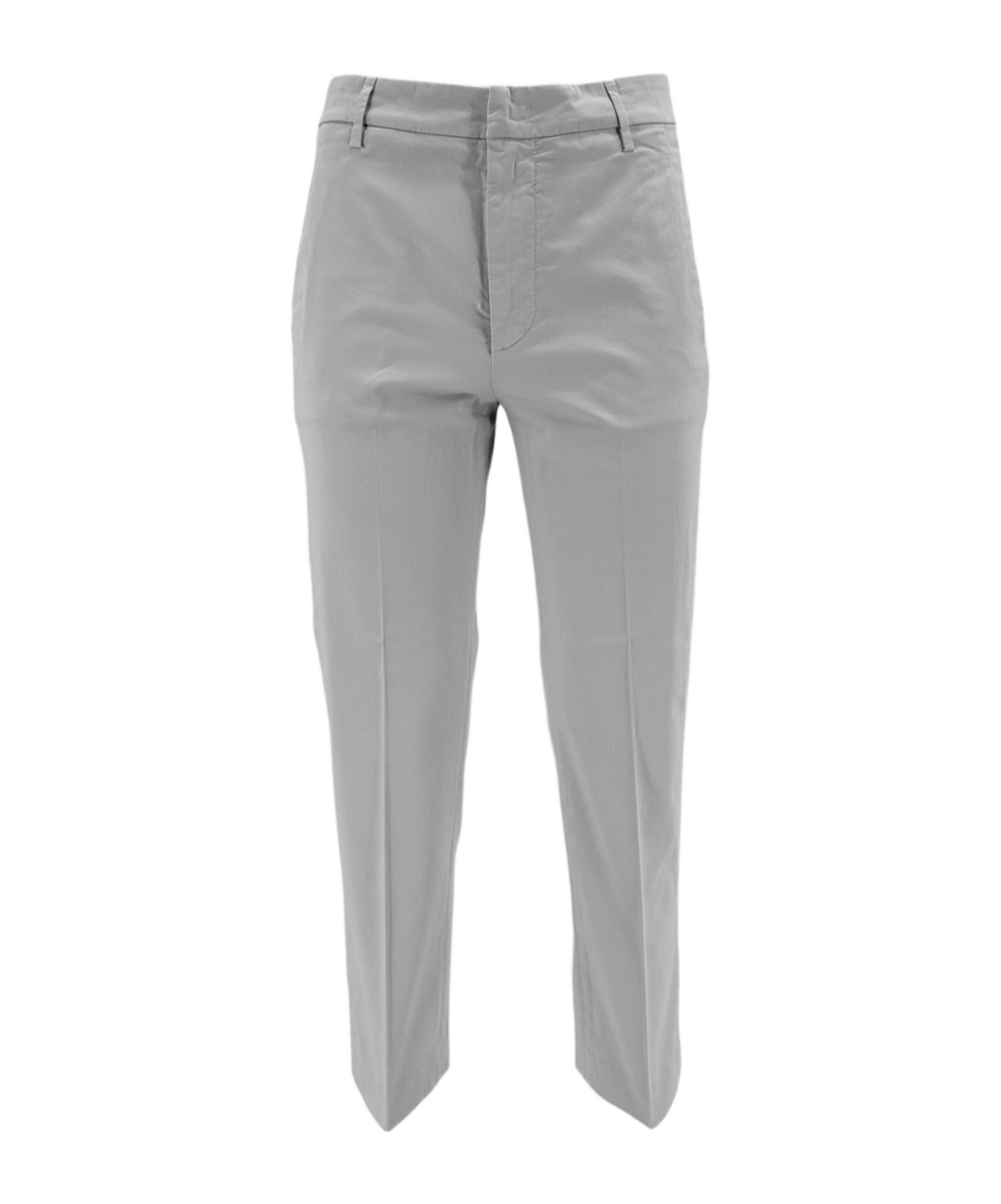 Dondup Belt Loop Casual Pants In Gray