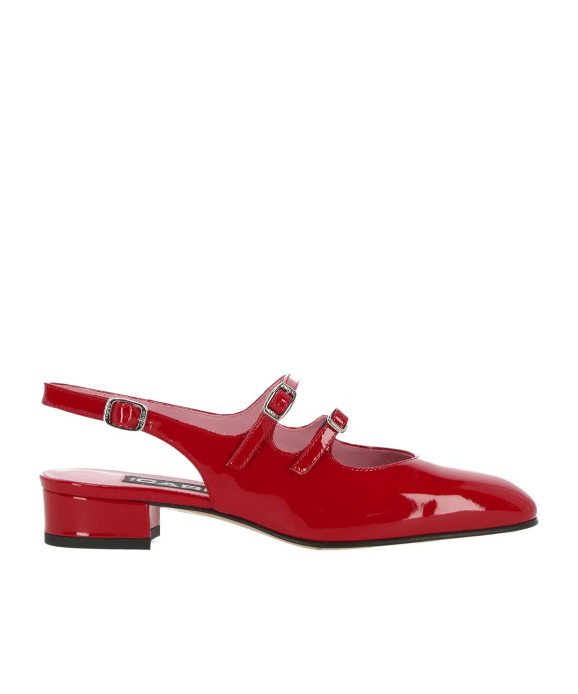 Carel Paris Slingback In Red Patent Leather