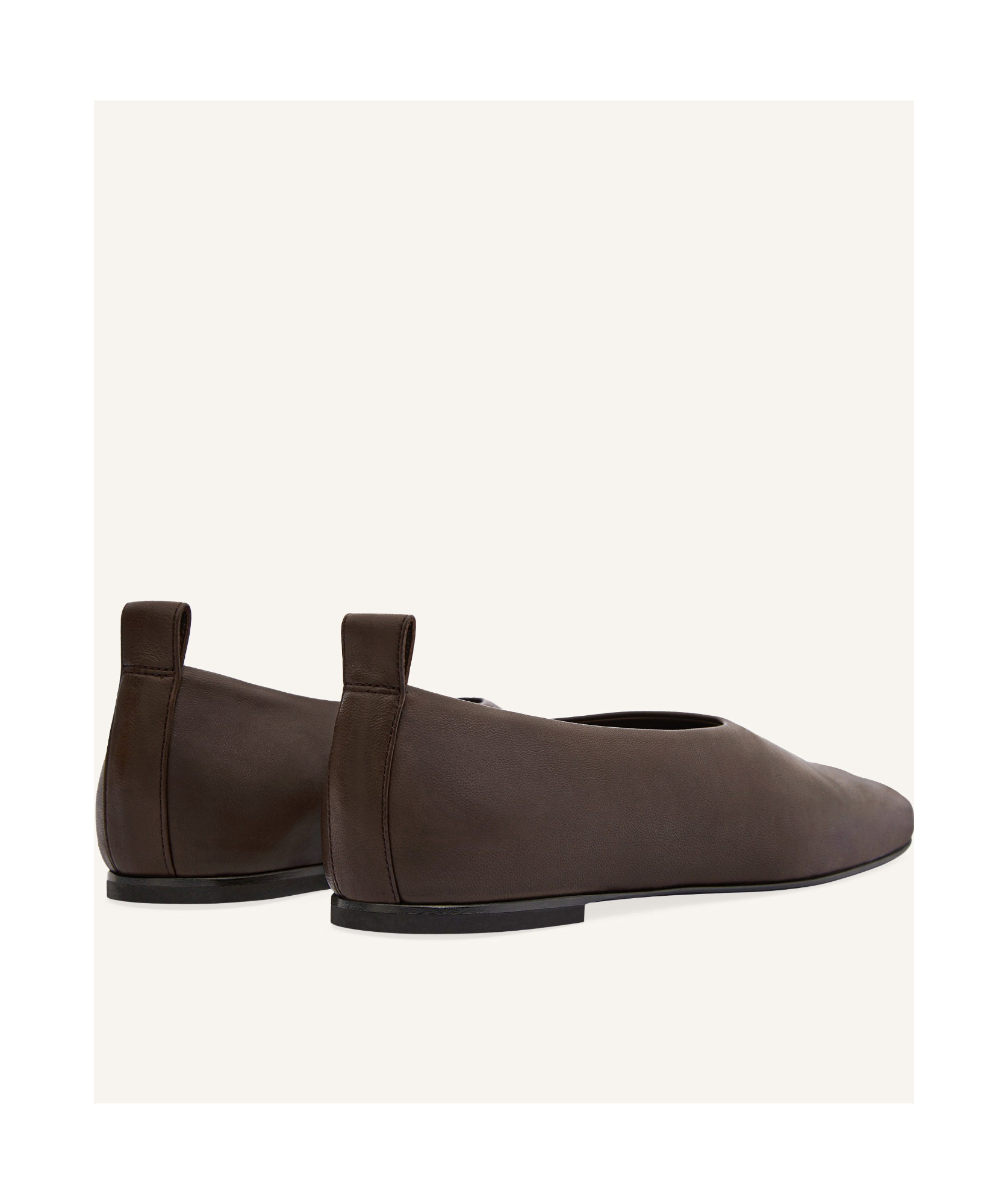 Shop Courrèges Minimal Leather Loafers In Black