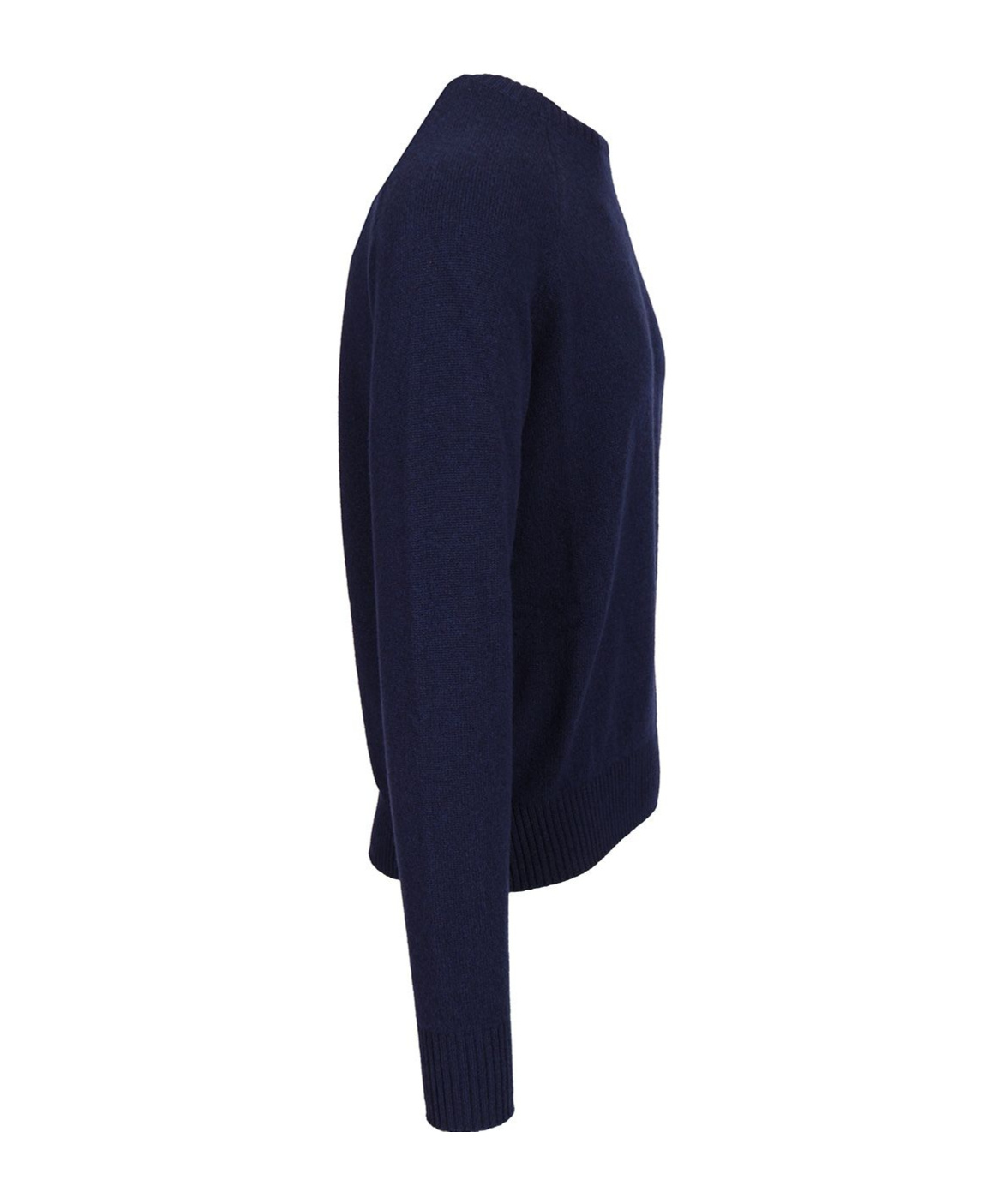 Tom Ford Cashmere Lambswool Ls Crew Neck Knitwear Blue In Blue