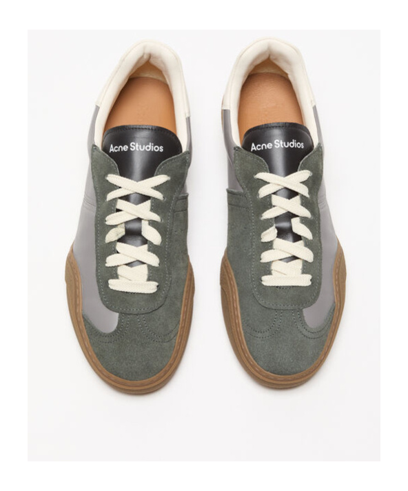 Acne Studios Lace-up Sneakers In Gray