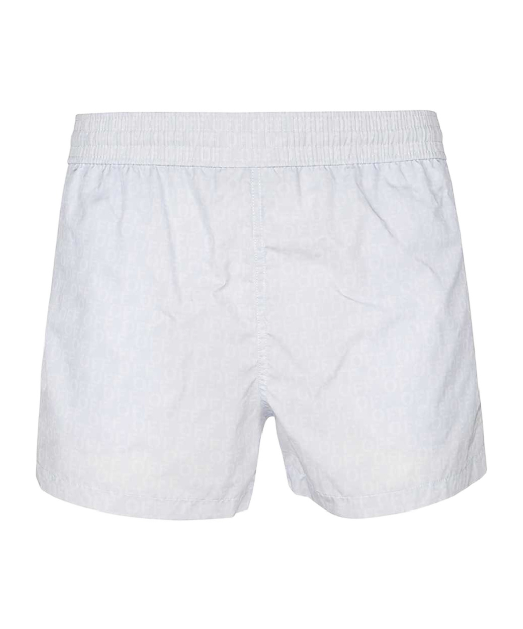 Off-white All Over Logo Printed Swimshorts In White