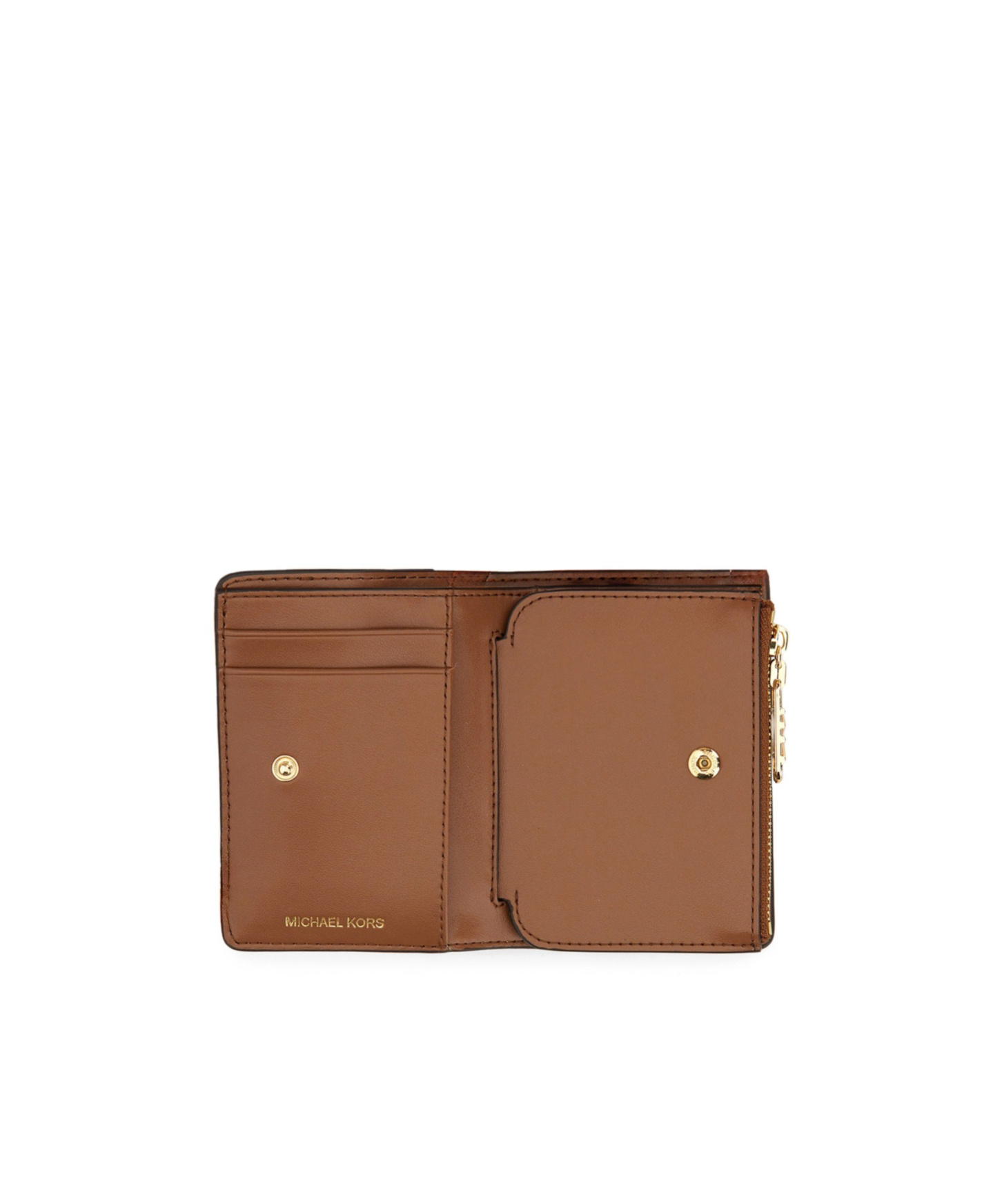 Michael Michael Kors Leather Wallet In Brown