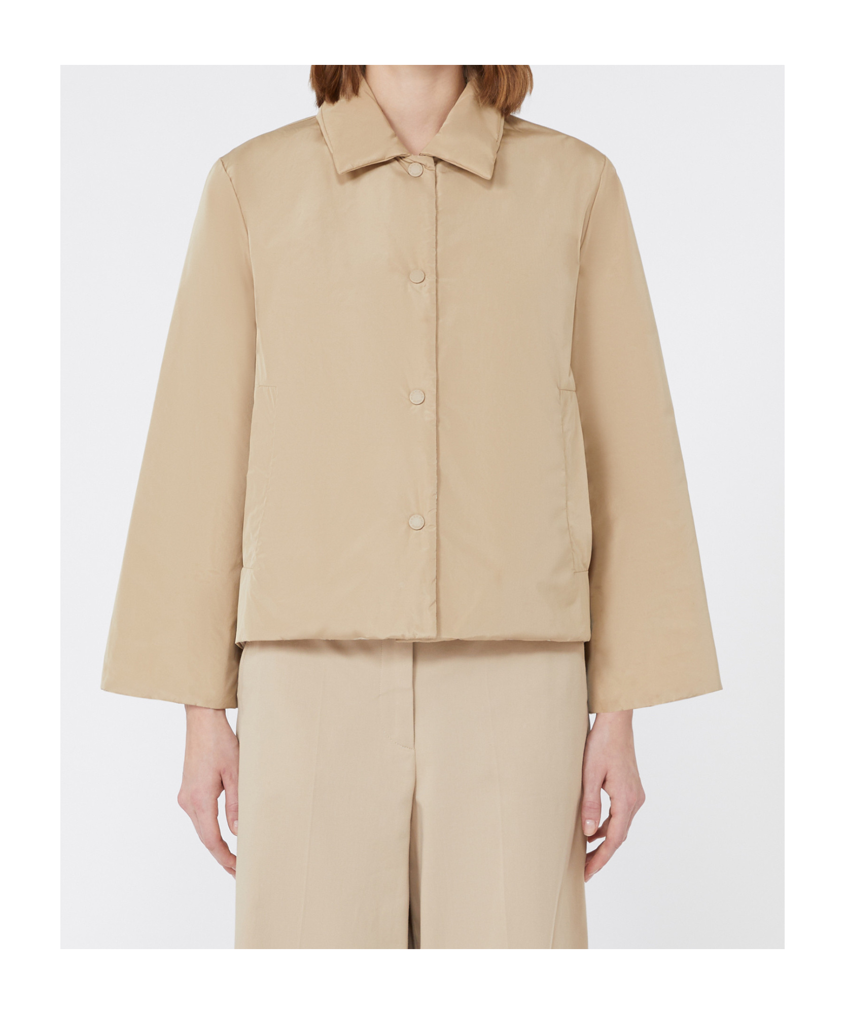 Weekend Max Mara Reversible Taffeta Jacket In Neutral