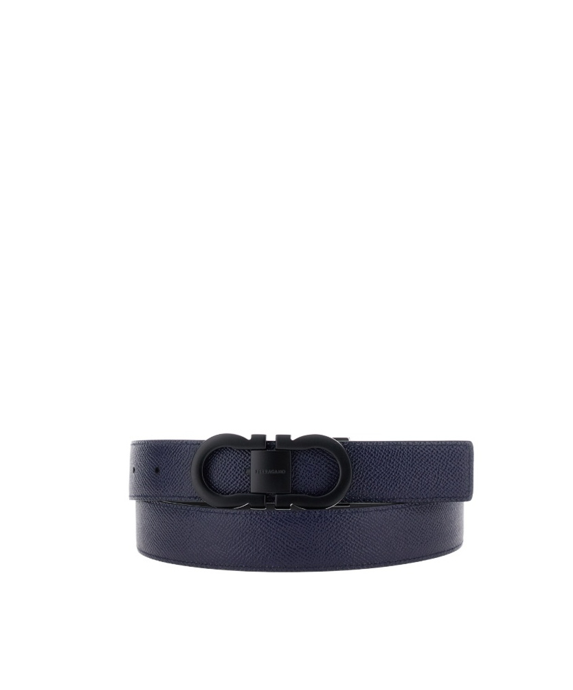 Ferragamo Reversible Belt In Black