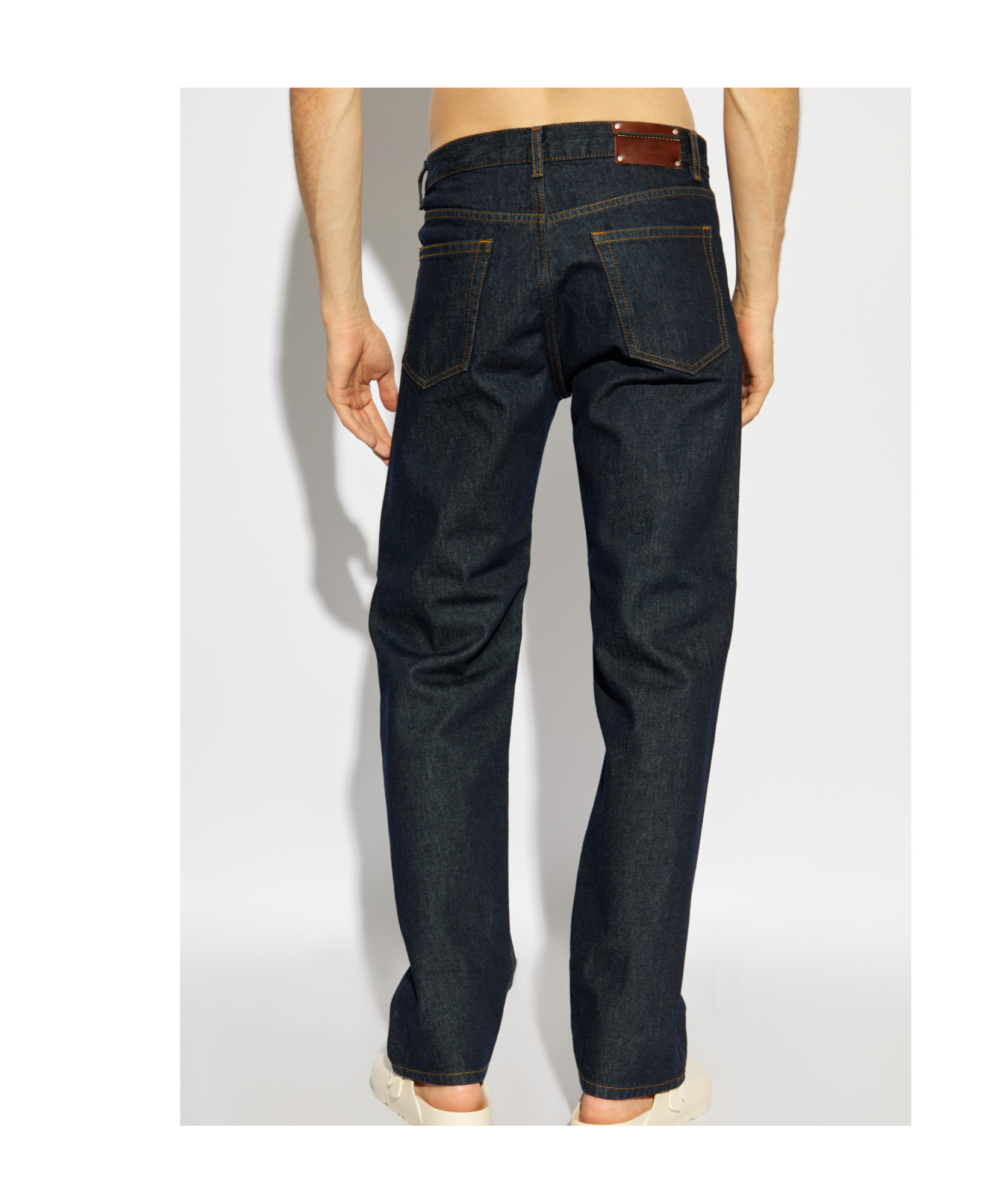 Dries Van Noten Belt-loop Jeans In Black