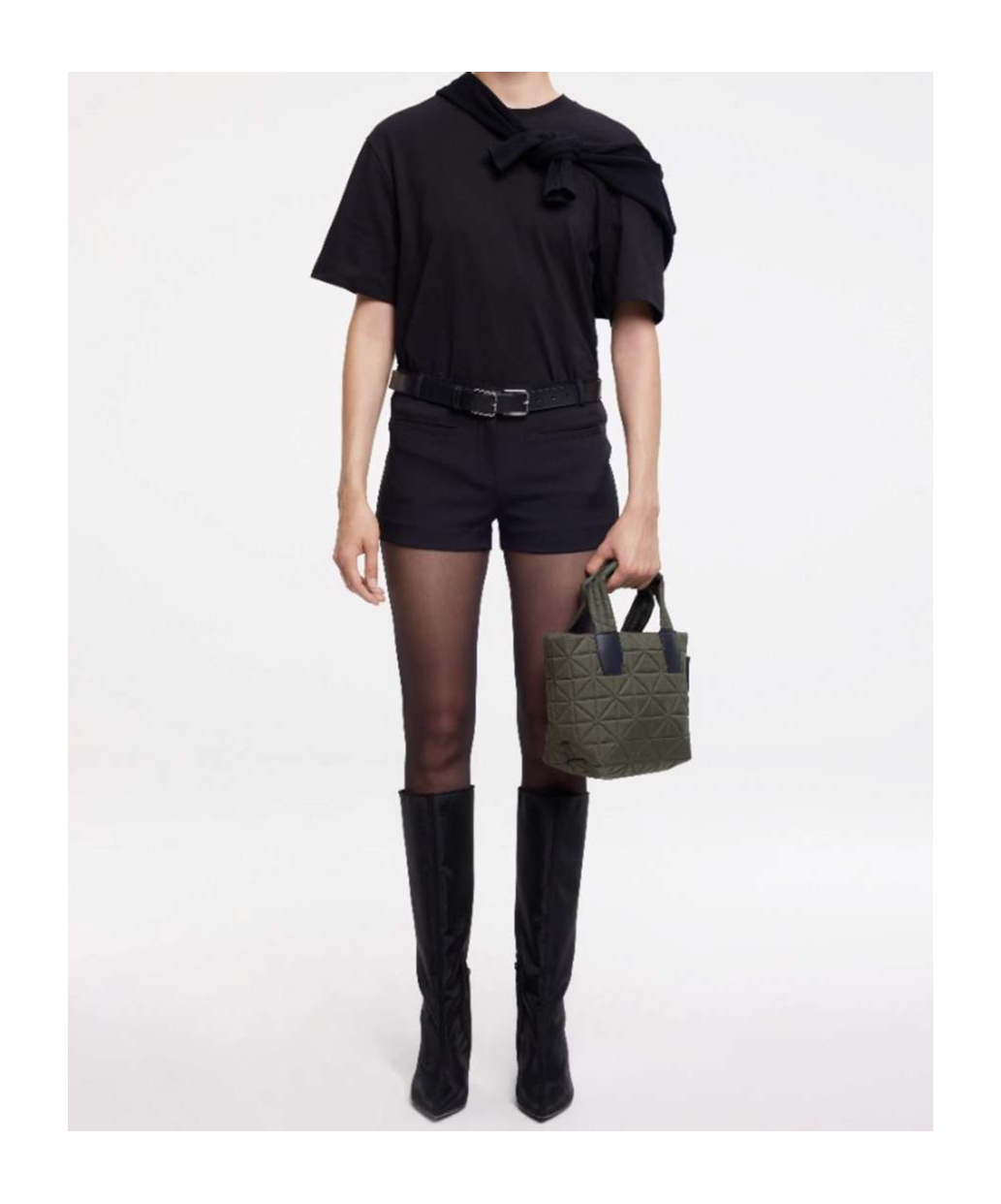 Veecollective Vee Mini Tote In Black