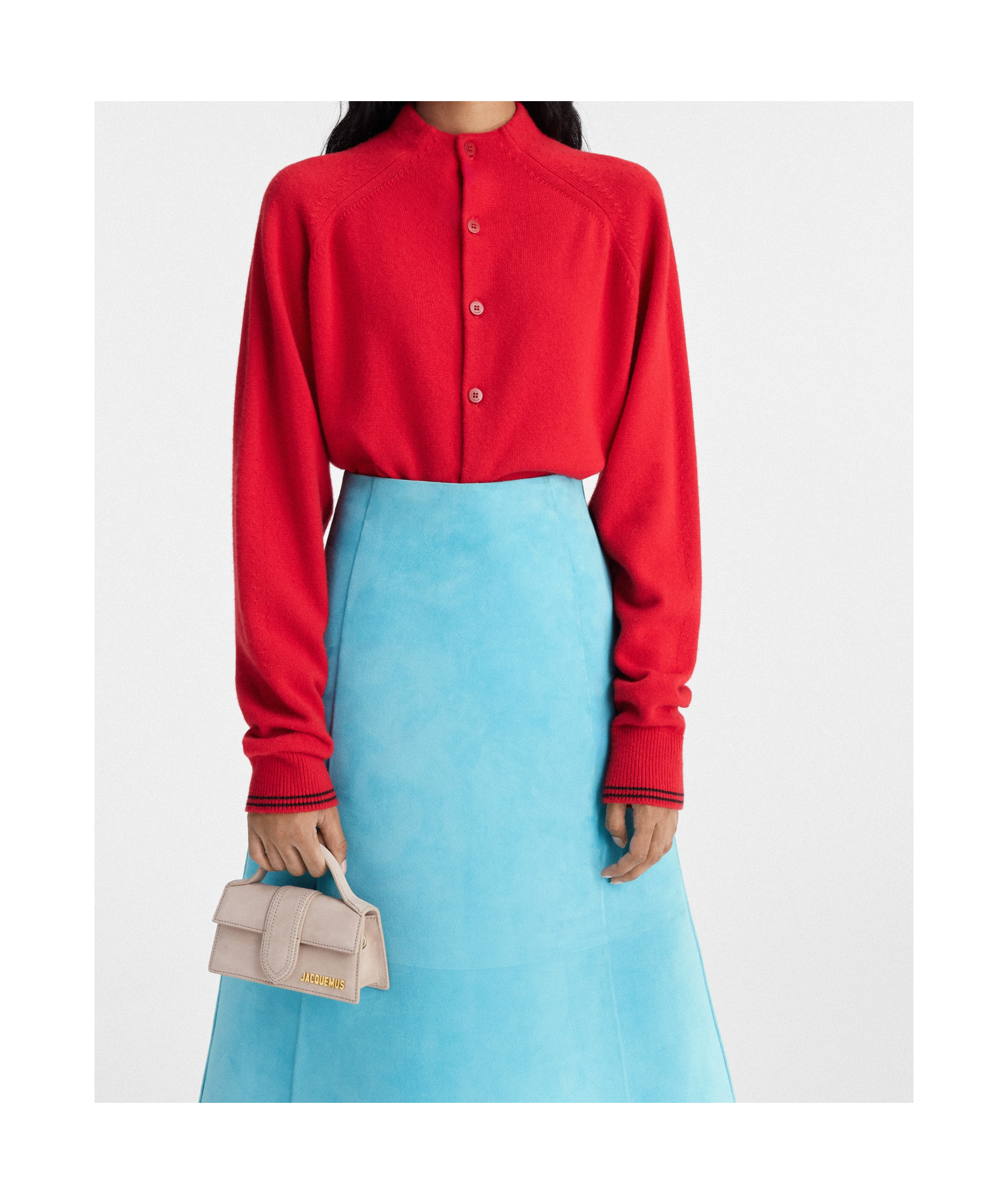 Jacquemus Mini Flap Bag In Neutral