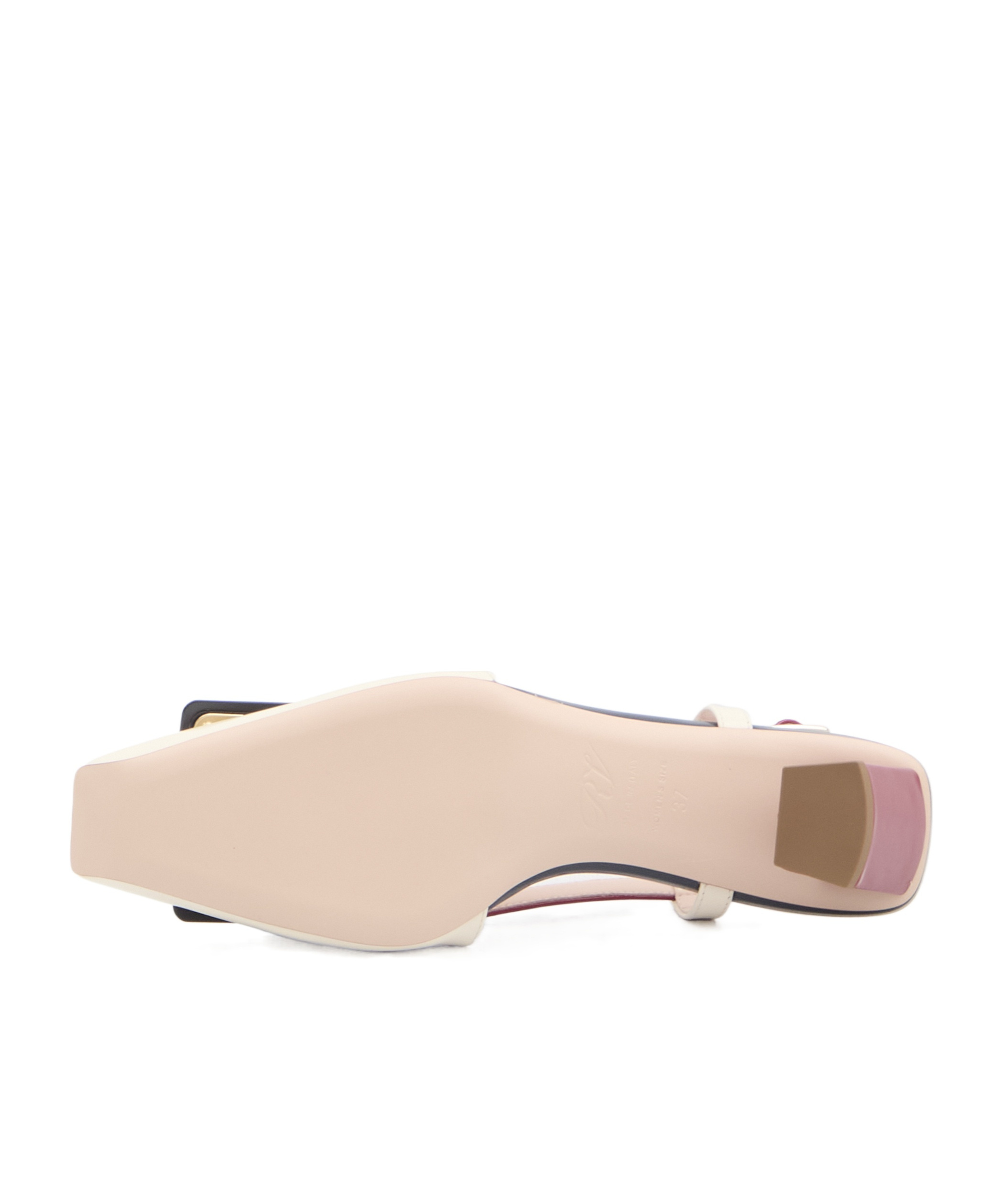 Roger Vivier Belle Vivier High-heeled Sandals In Nude