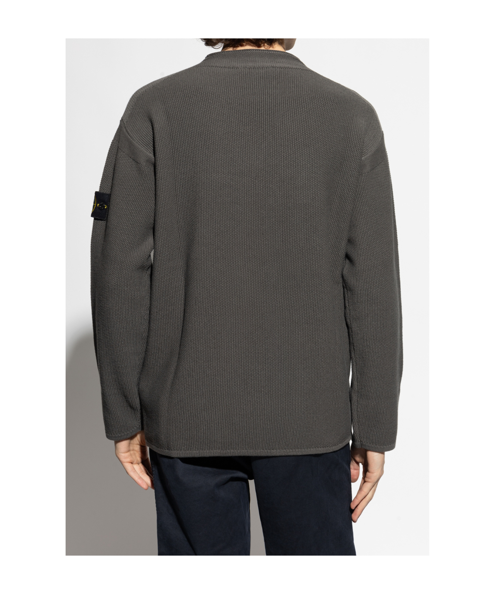 Stone Island Compass-badge Knitted Sweater