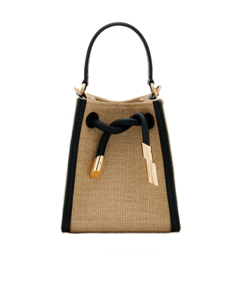 Lanvin Drawstring Shoulder Bag In Green