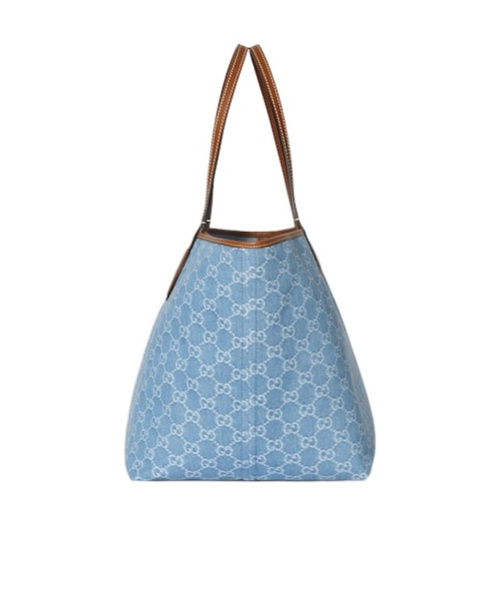 Gucci Totissima Large Reversible Tote Bag In Blue