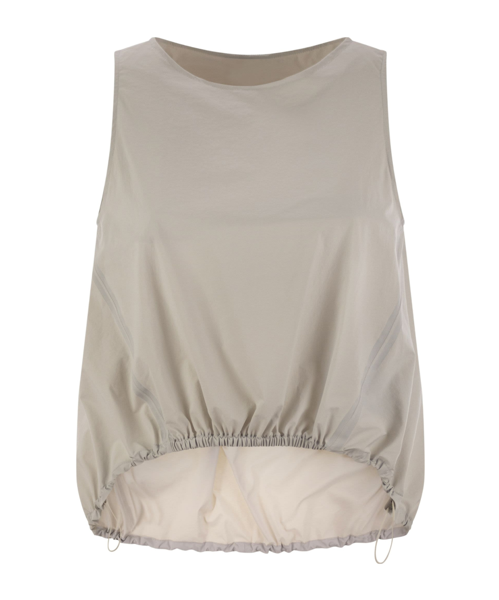 Herno Sleeveless Top In Tech Trait