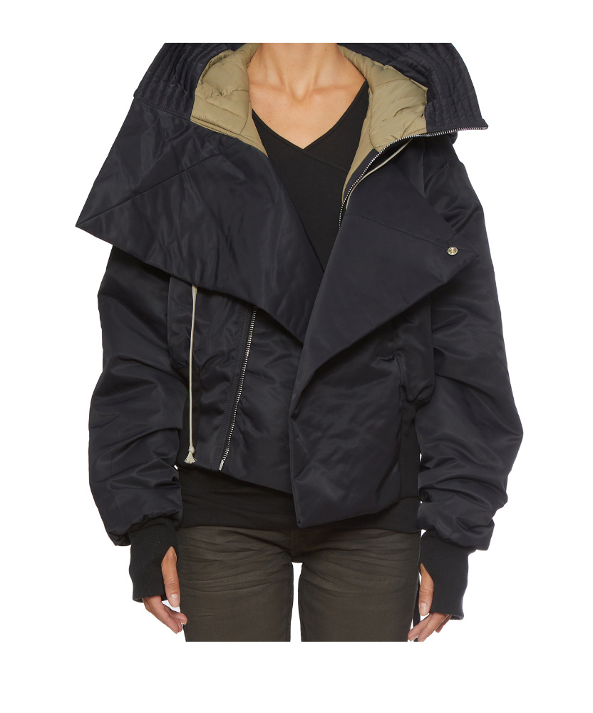 Rick Owens Drkshdw Hooded Casual Jacket In Black