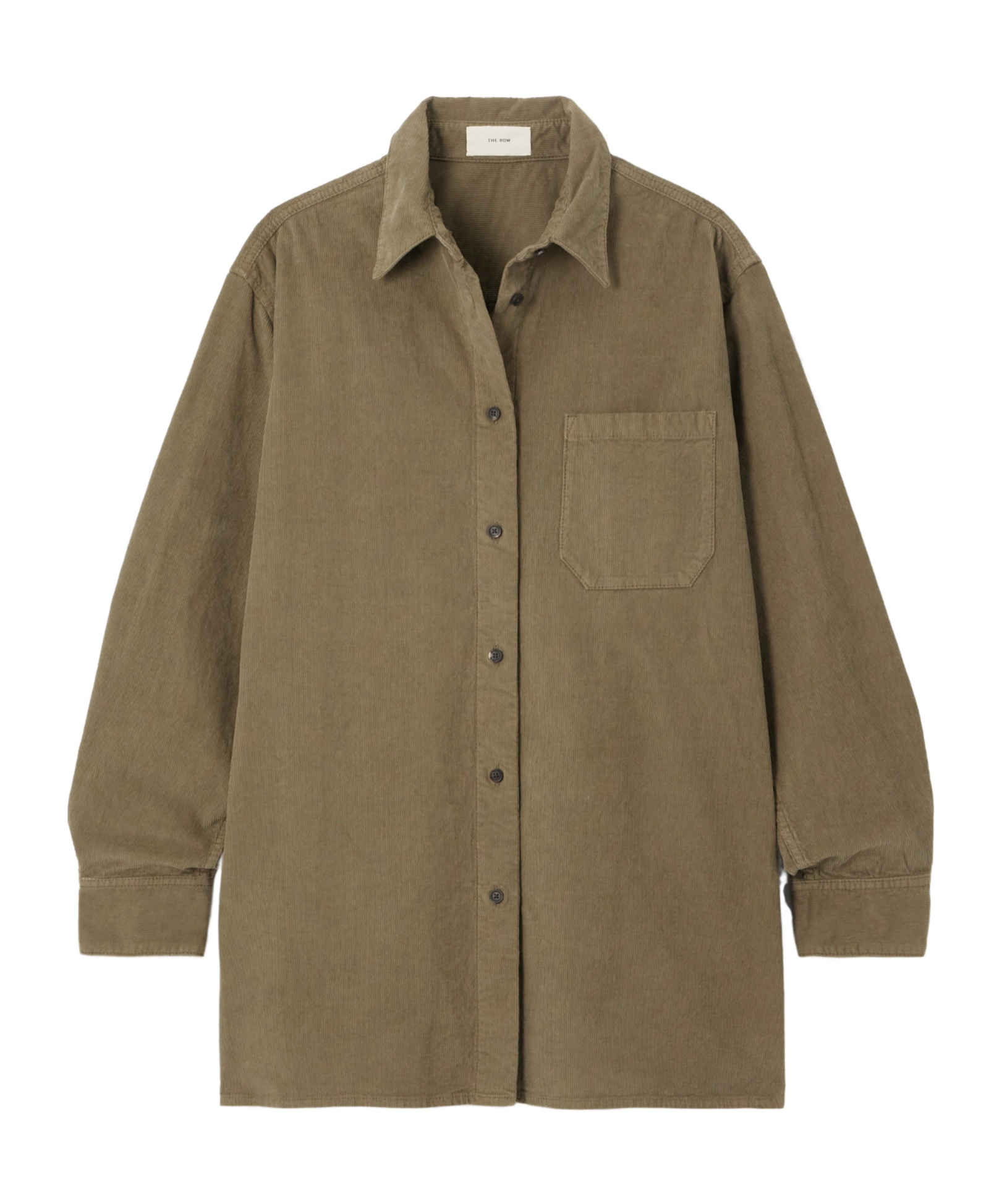 The Row Long-sleeved Shirt In Green