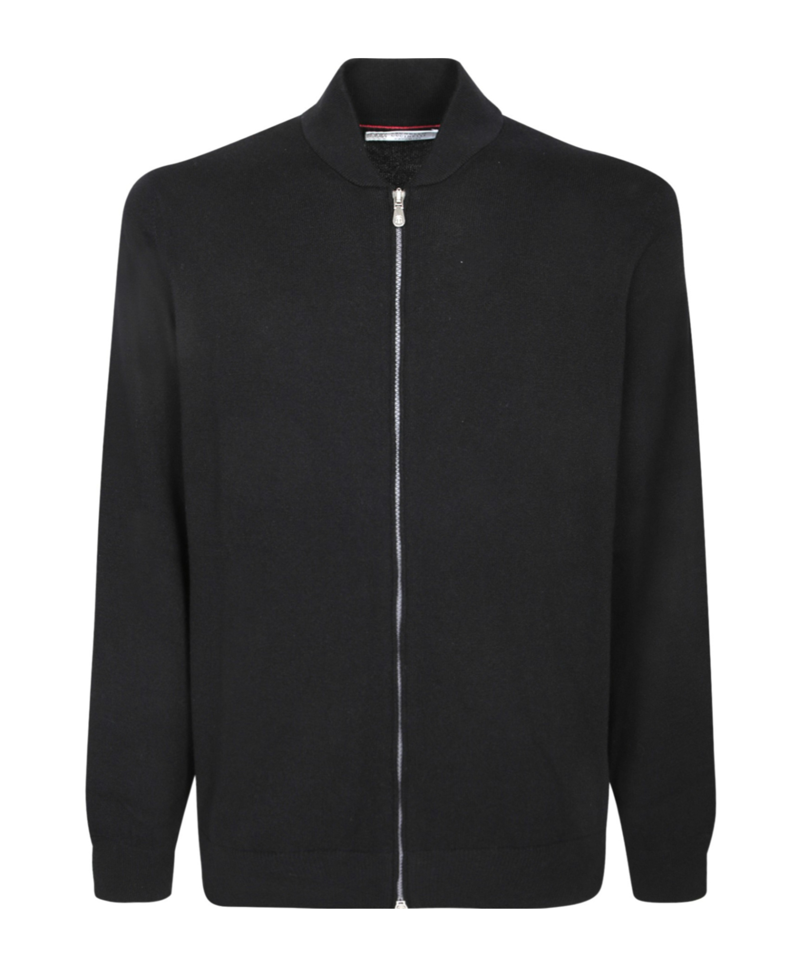 Brunello Cucinelli Zipper Cardigan In Black