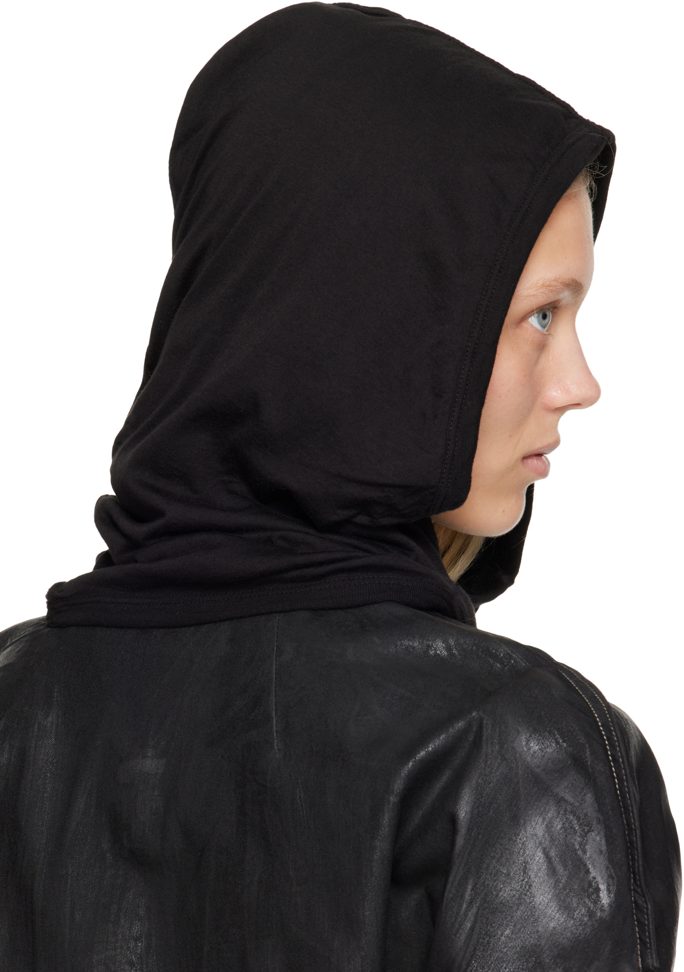 Rick Owens Drkshdw Ribbed Detail Hat In Black