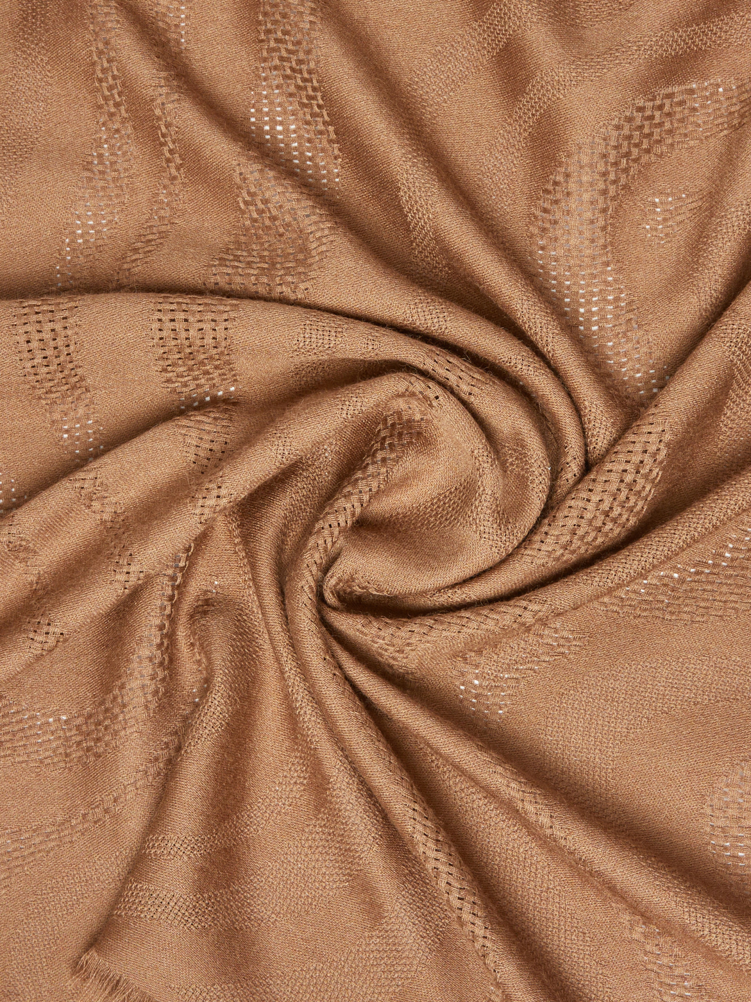 Max Mara Alpaca And Silk Stole In Brown