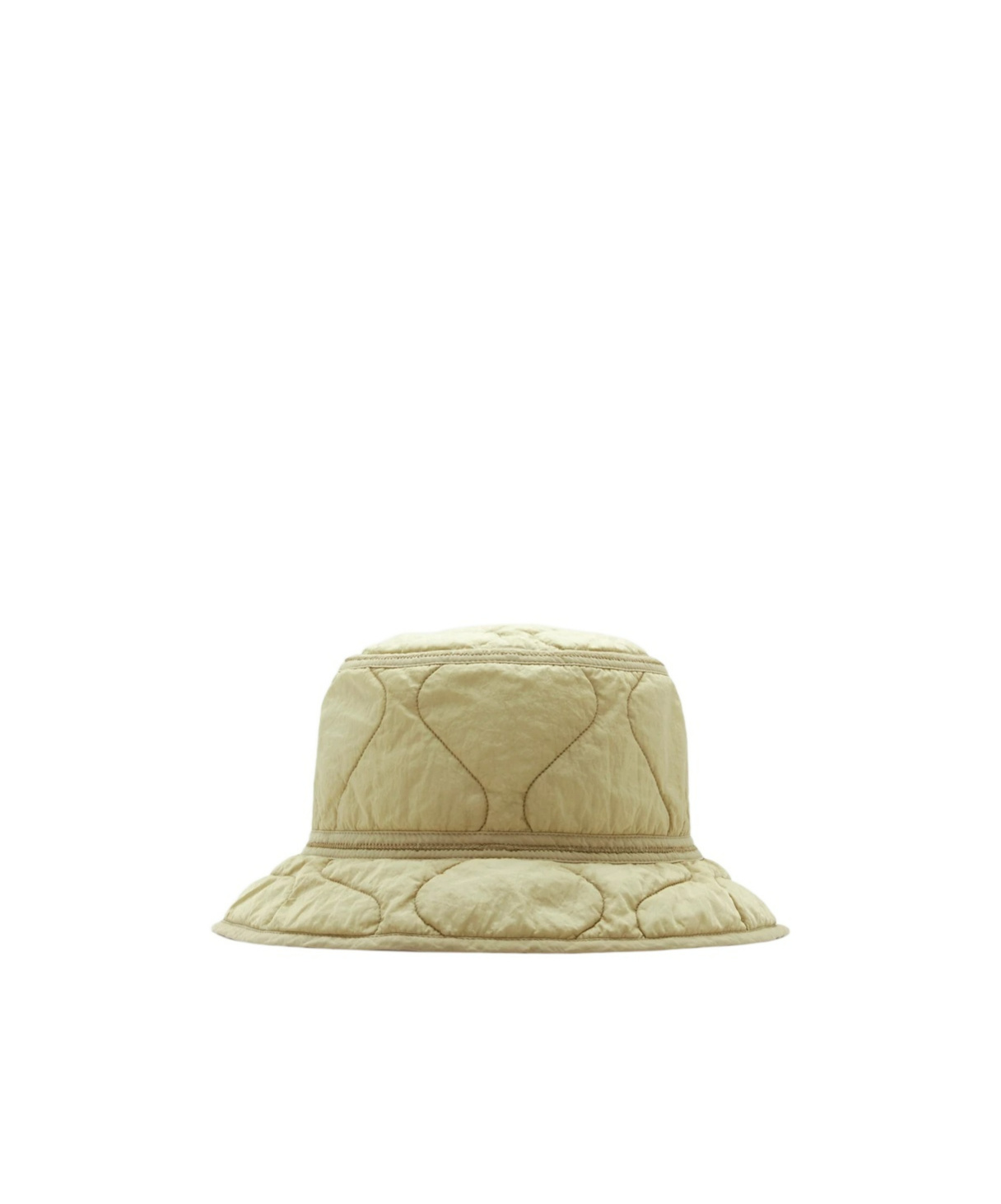 Burberry Crinkled Quilted Bucket Hat In Nude