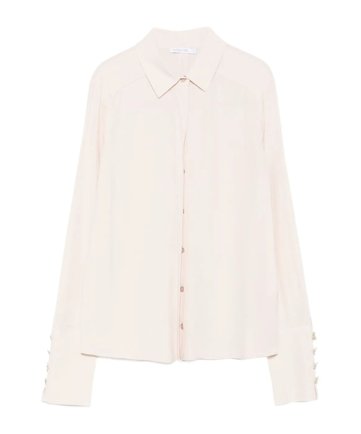 Patrizia Pepe Button-cuff Blouse In Pink