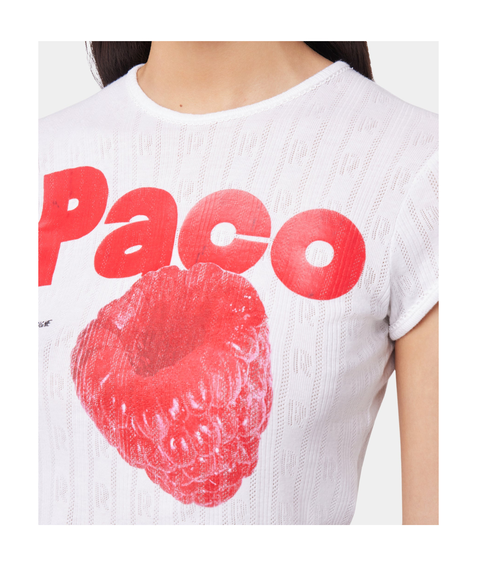 Rabanne White Short T-shirt