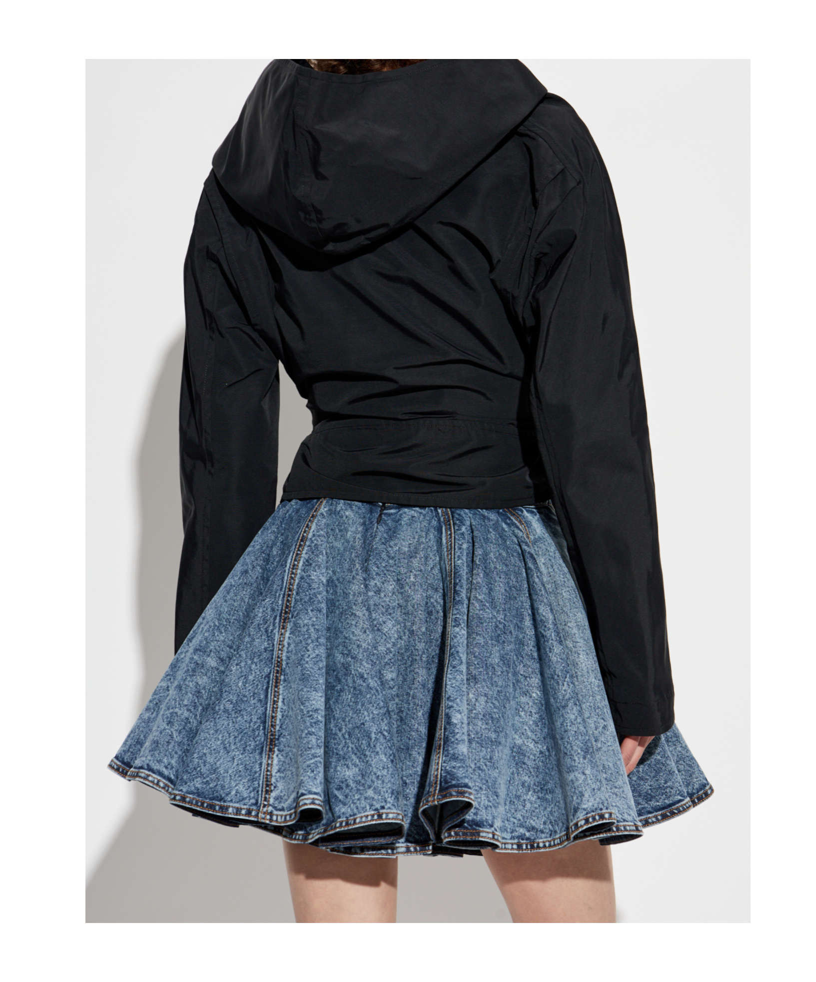 Shop Alaïa Long Sleeve Jacket In Black