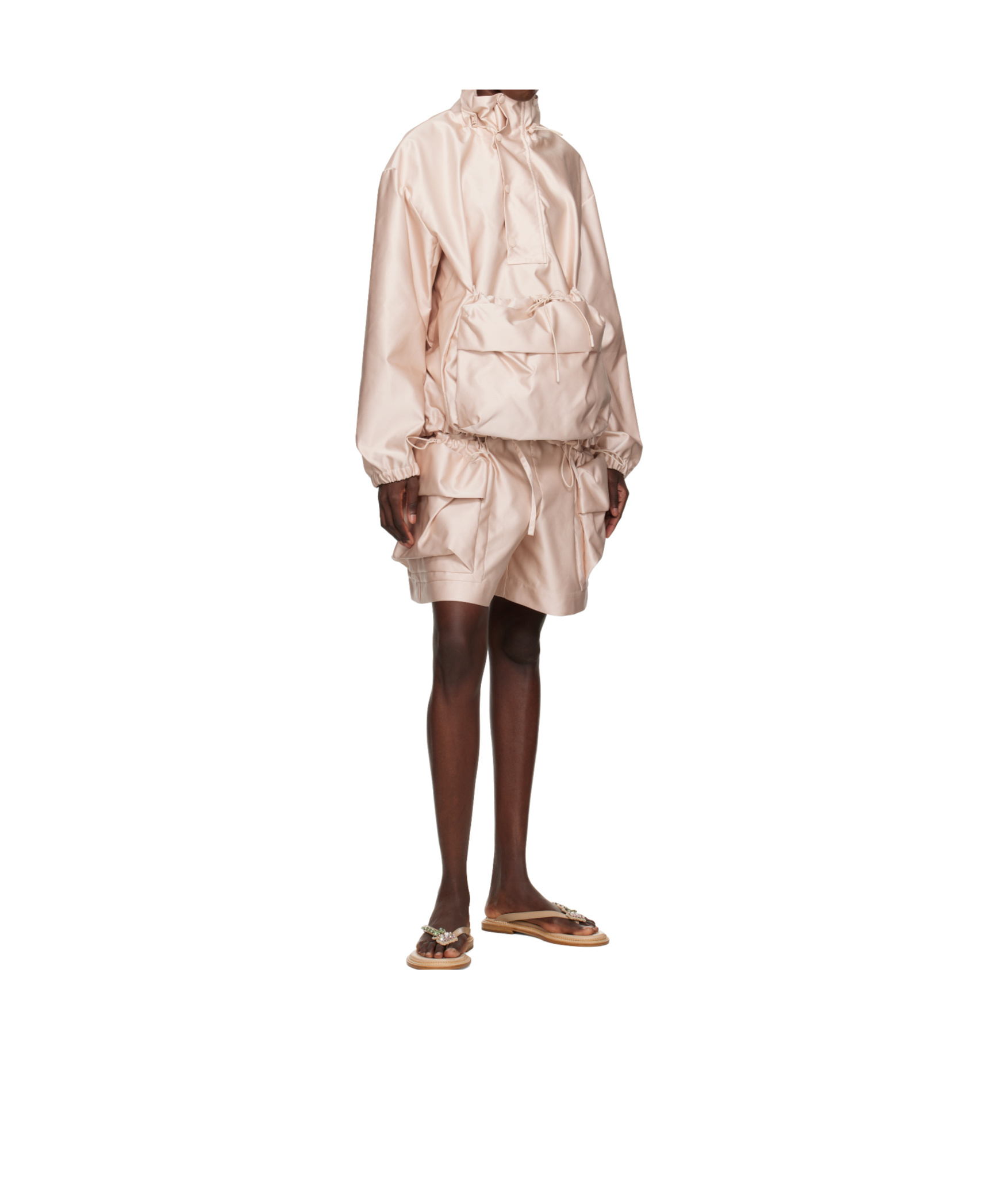 Simone Rocha Embellished Flower Flip-flops In Brown