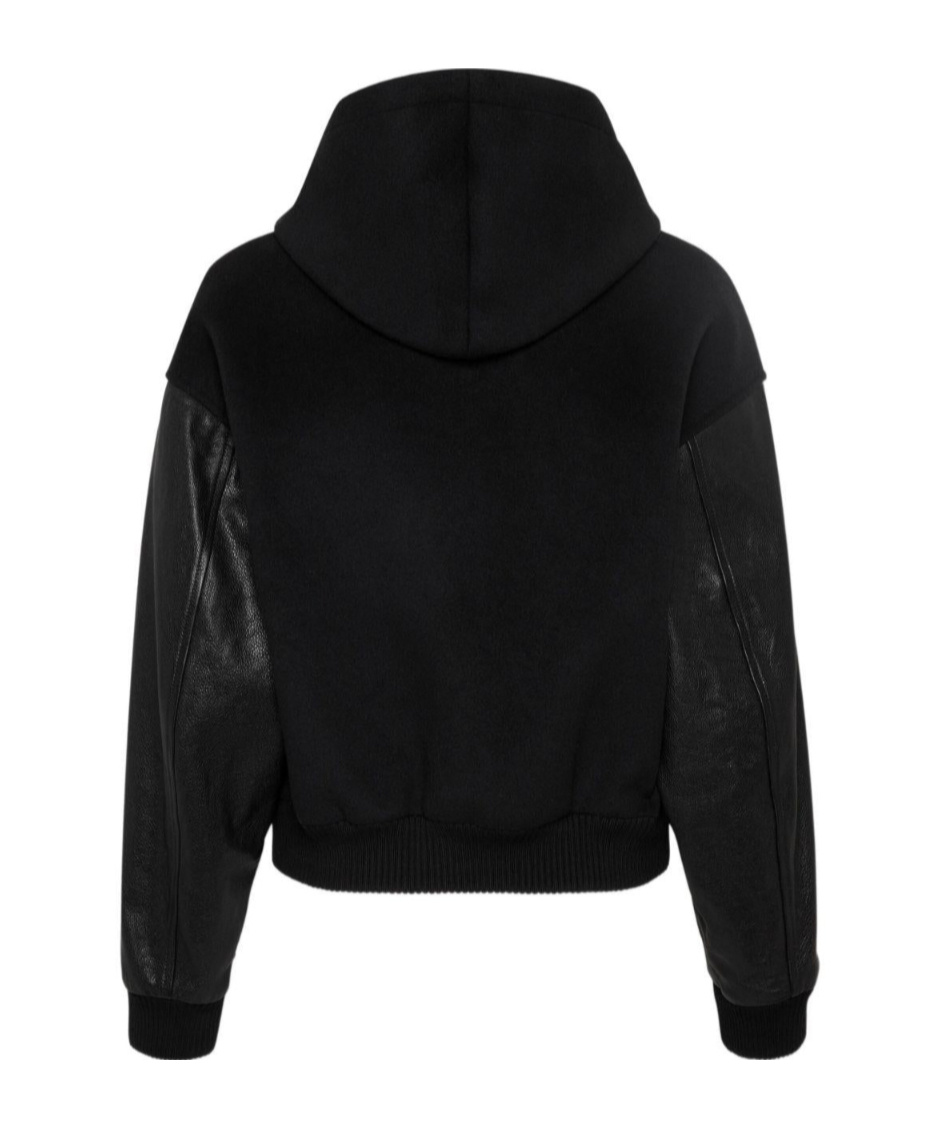 Dsquared2 Hooded Zip-up Jacket In Black