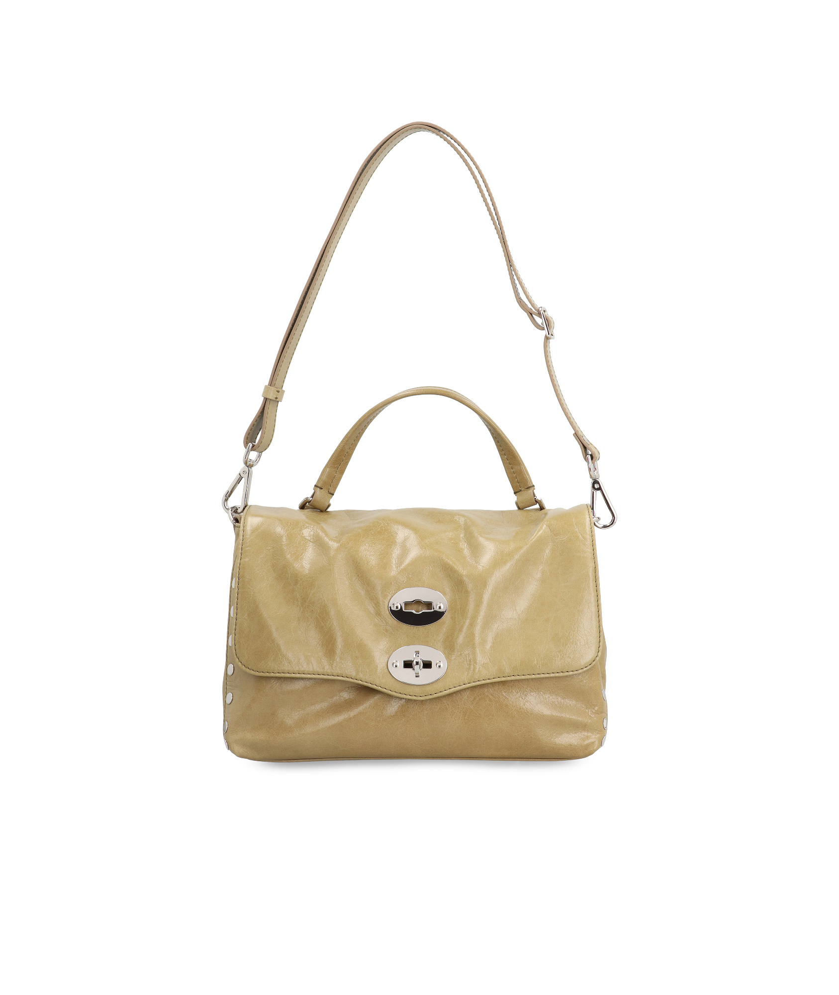 Zanellato Postina S Leather Handbag In Nude