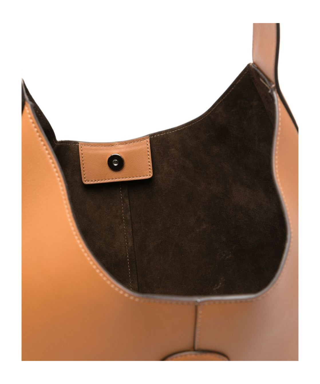 Tod's Di Bag Hobo Logo Detailed Medium Shoulder Bag In Brown