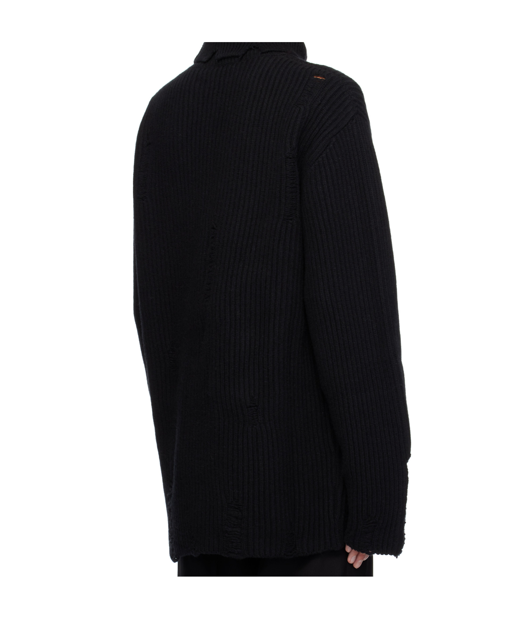 Ann Demeulemeester Turtleneck Sweater In Black