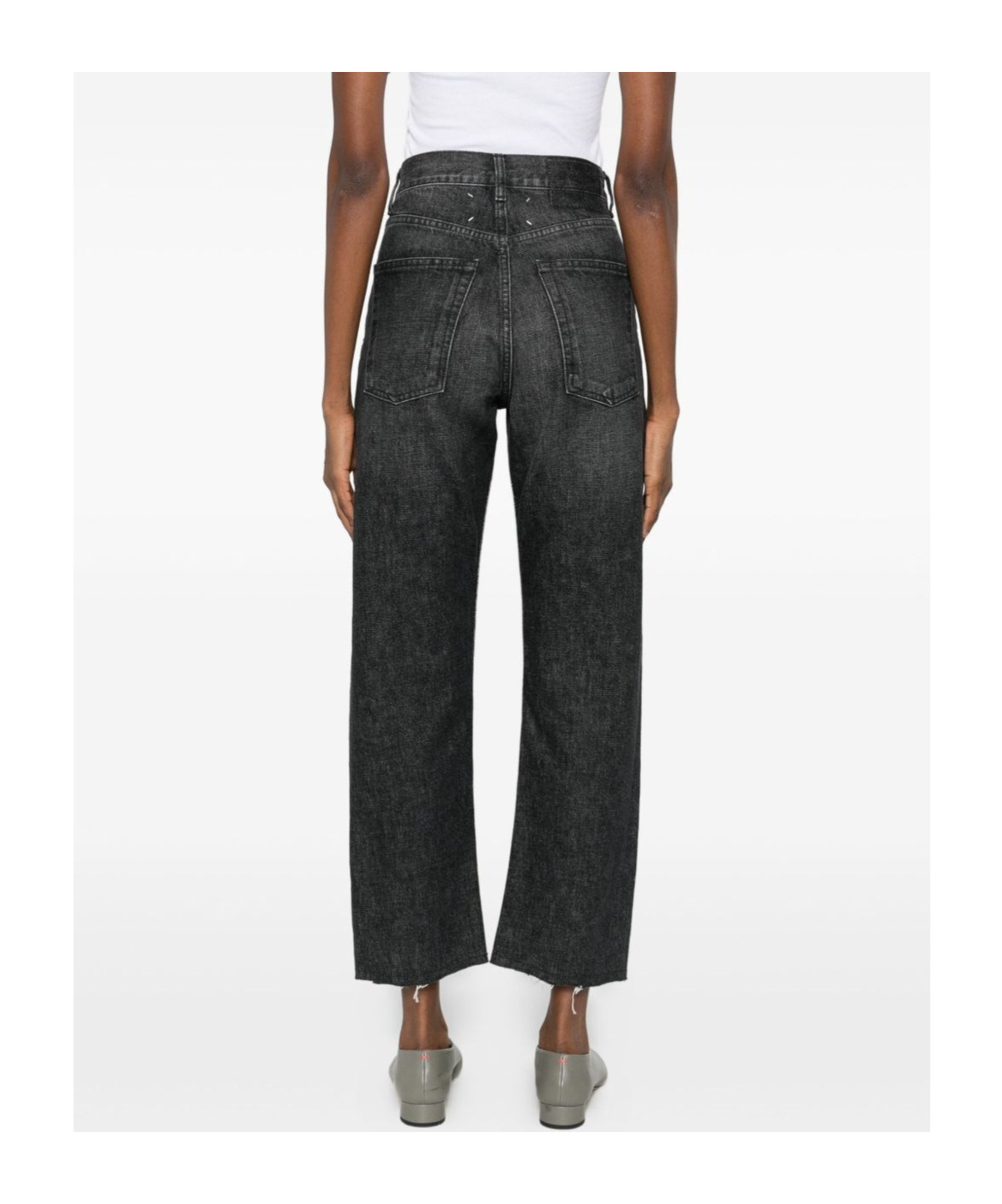 Maison Margiela Straight-leg Denim Jeans In Black