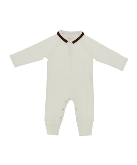 Gucci Long-sleeved Knitted Bodysuit In White