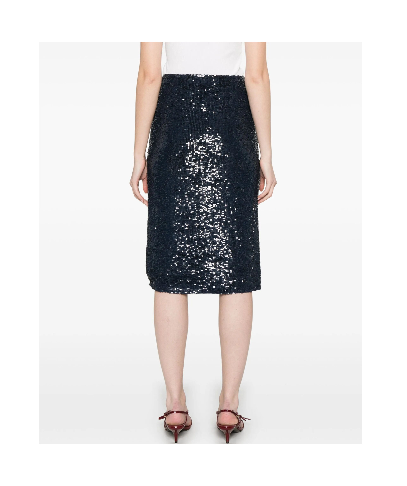 P.a.r.o.s.h Sequined Mini Skirt