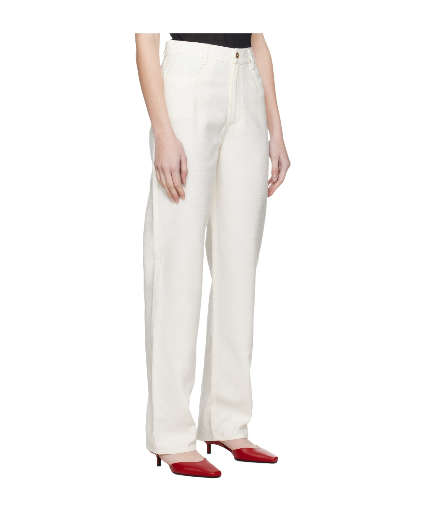 Loulou Studio Ardea Pants In White