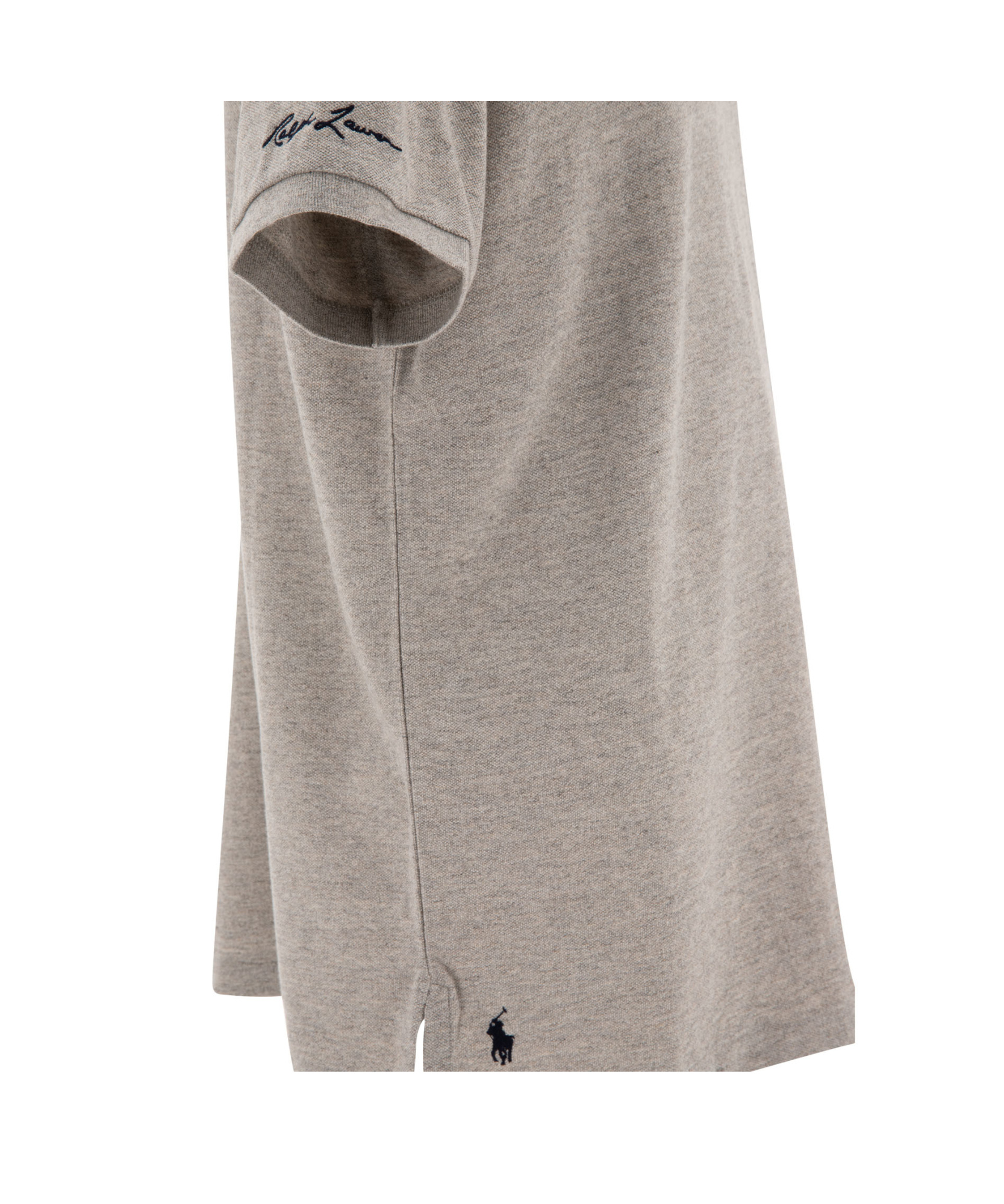 Polo Ralph Lauren "yankees" Polo Shirt With Polo Collar In Gray