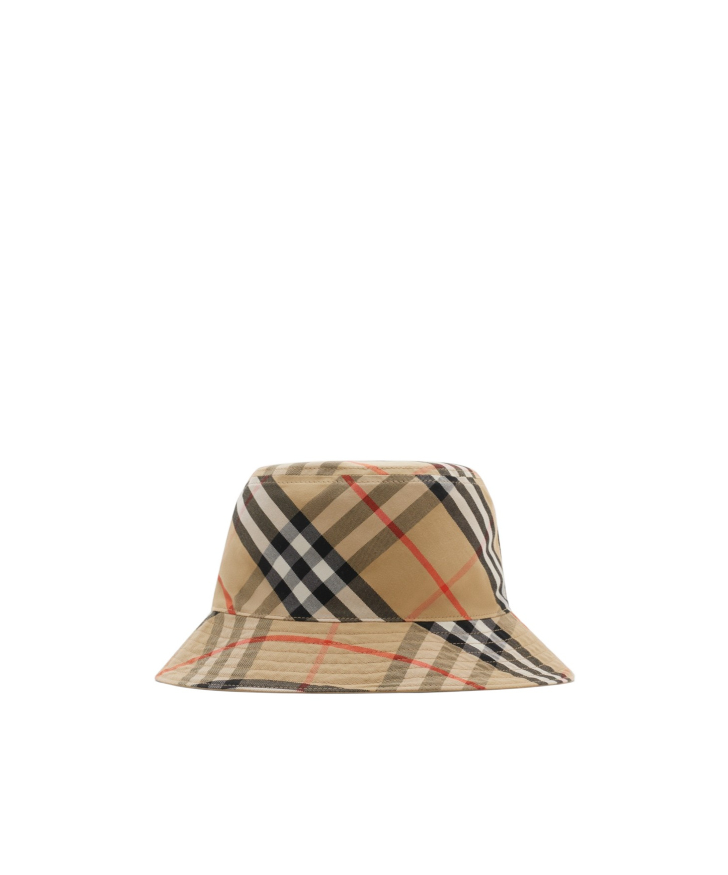 Burberry Reversible Gabardine Bucket Hat In Nude
