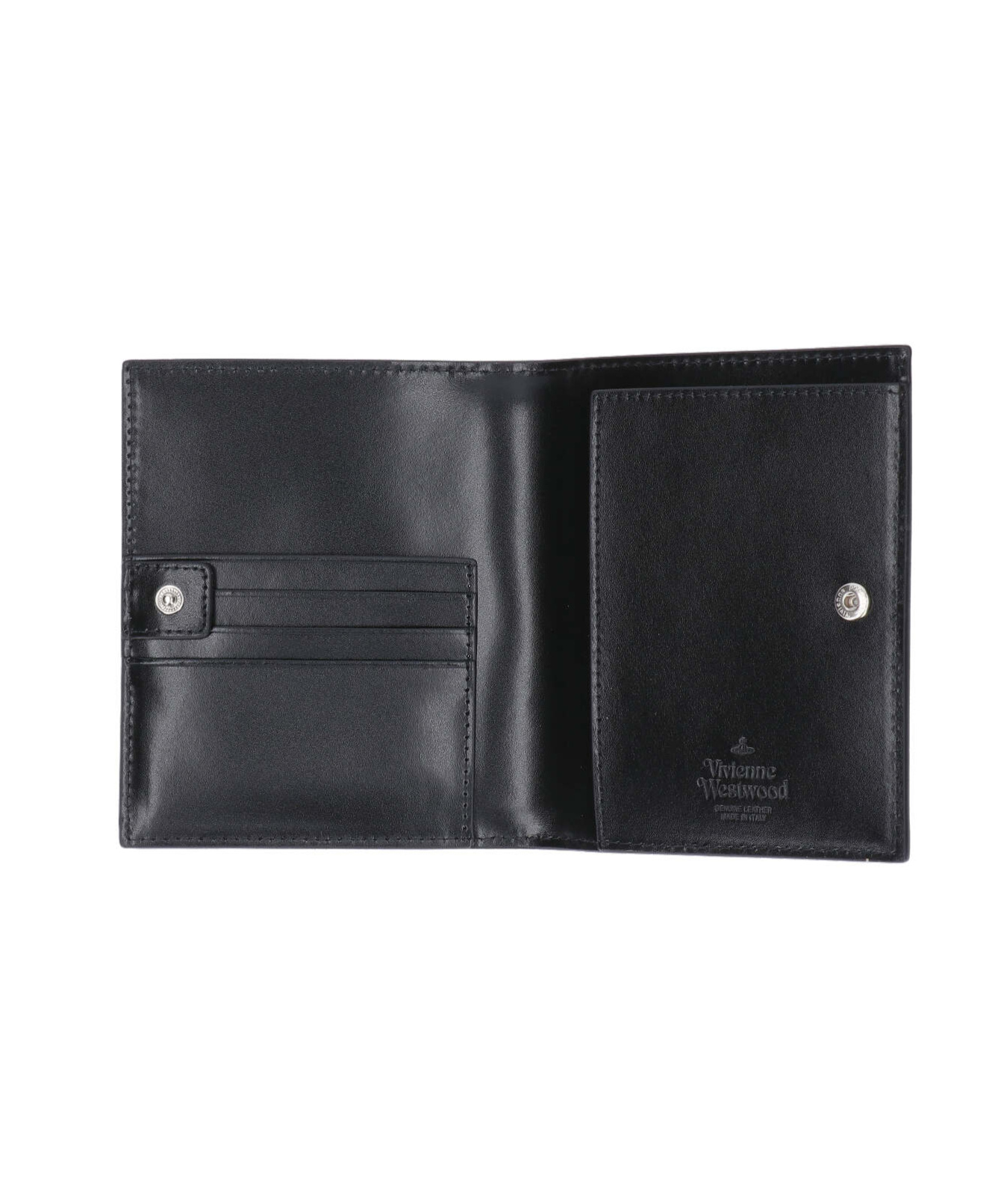 Vivienne Westwood Bifold Logo Card Holder In Black