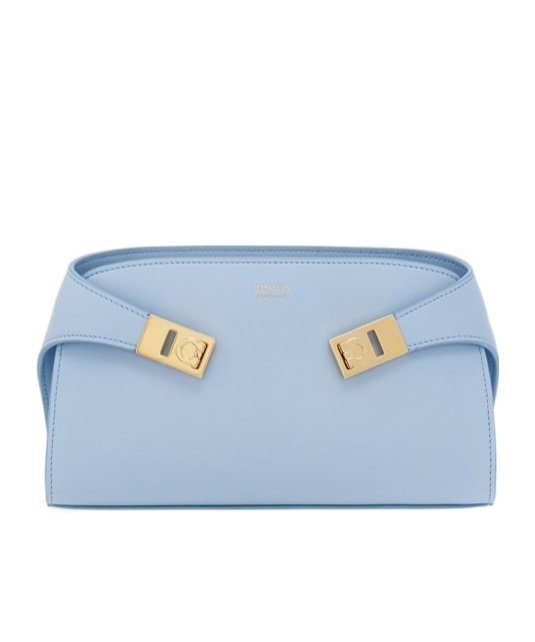 Ferragamo Mini Hug Cross Body Bag In Blue