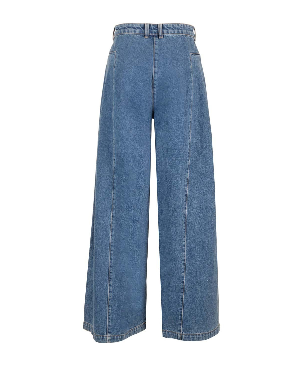 Remain Birger Christensen Wide Leg Jeans Blue