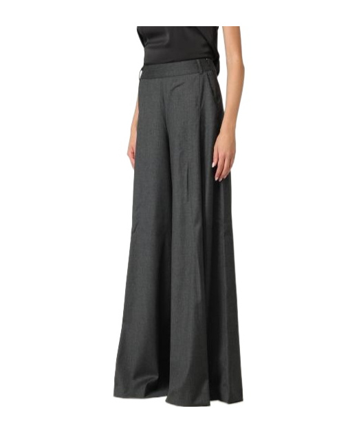 Ermanno Scervino Wide-leg Casual Pants In Black