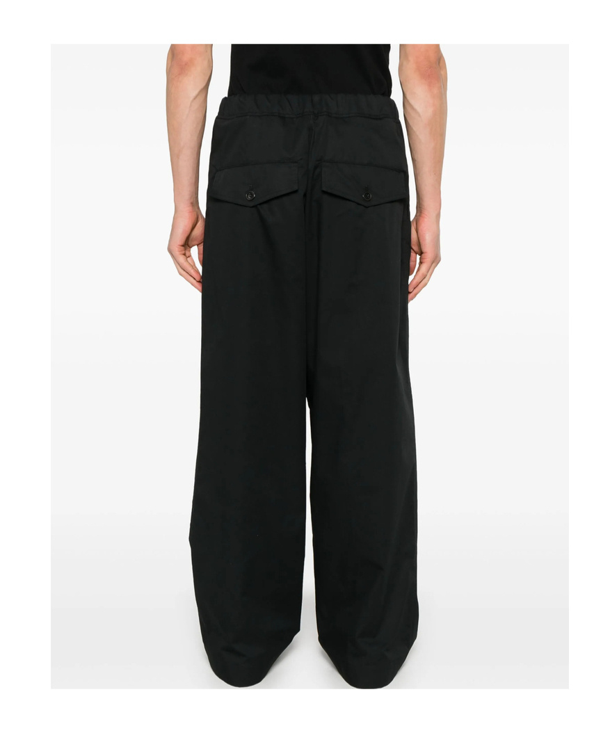 Dries Van Noten Drawstring Trousers In Black