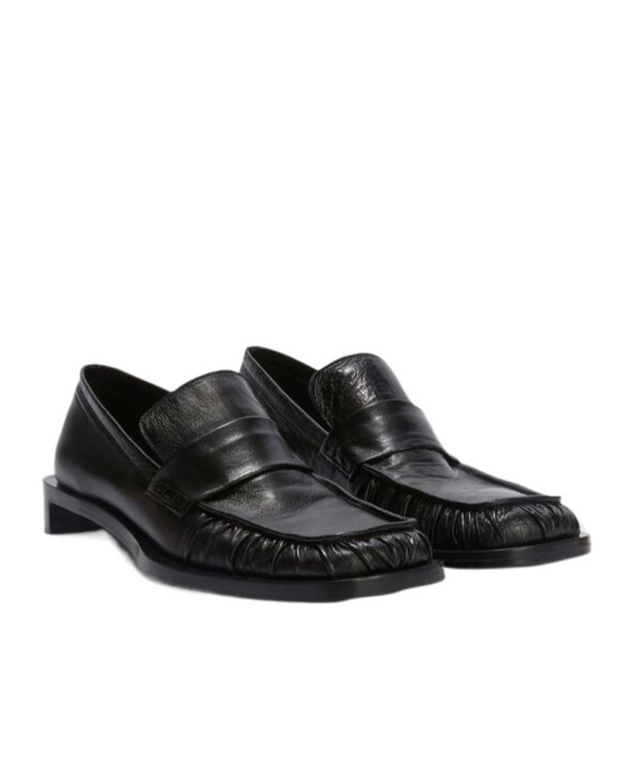 JIL SANDER LEATHER LOAFERS