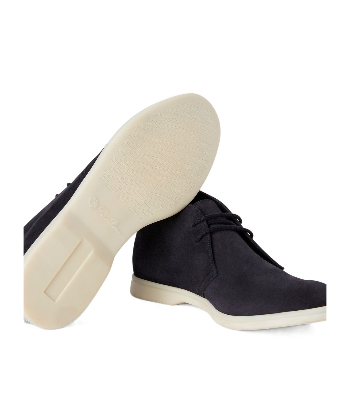Loro Piana Desert Walk Boot In Navy Blue