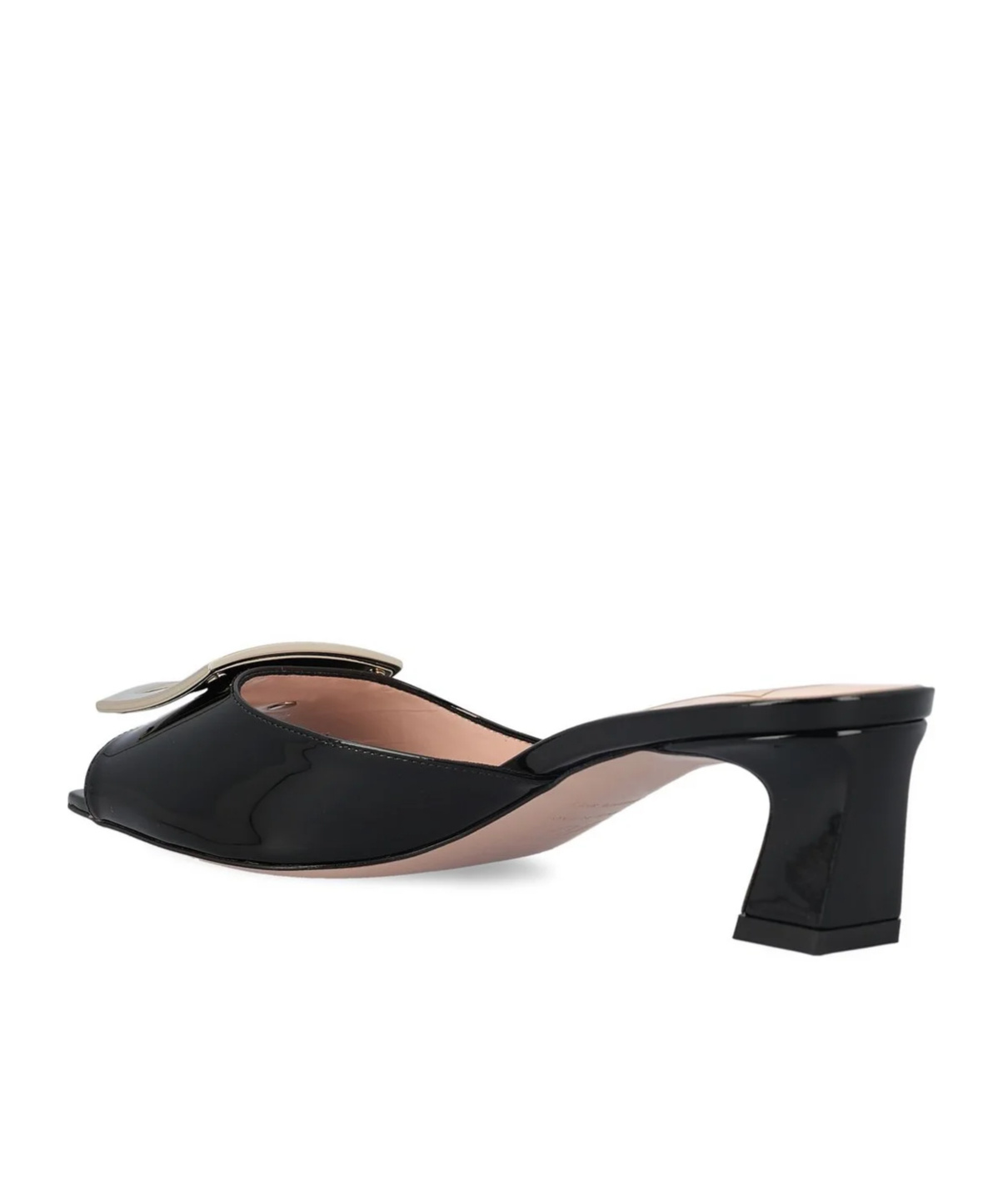 ROGER VIVIER ROGER VIVIER LOGO ENGRAVED SLIP-ON MULES