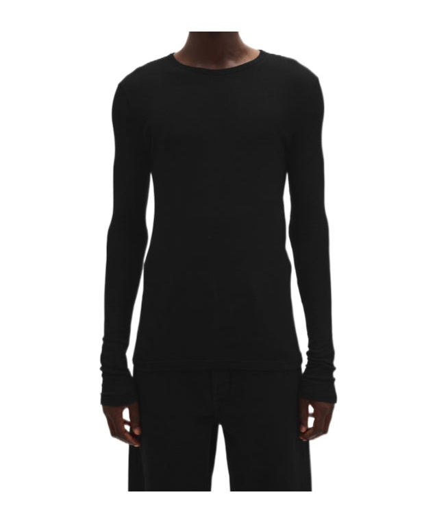 Ann Demeulemeester Long-sleeved T-shirt In Black